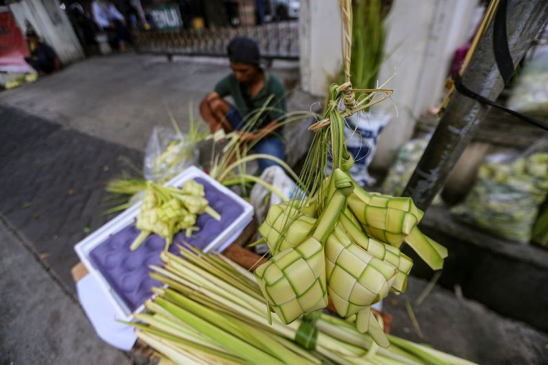 Ilustrasi ketupat.