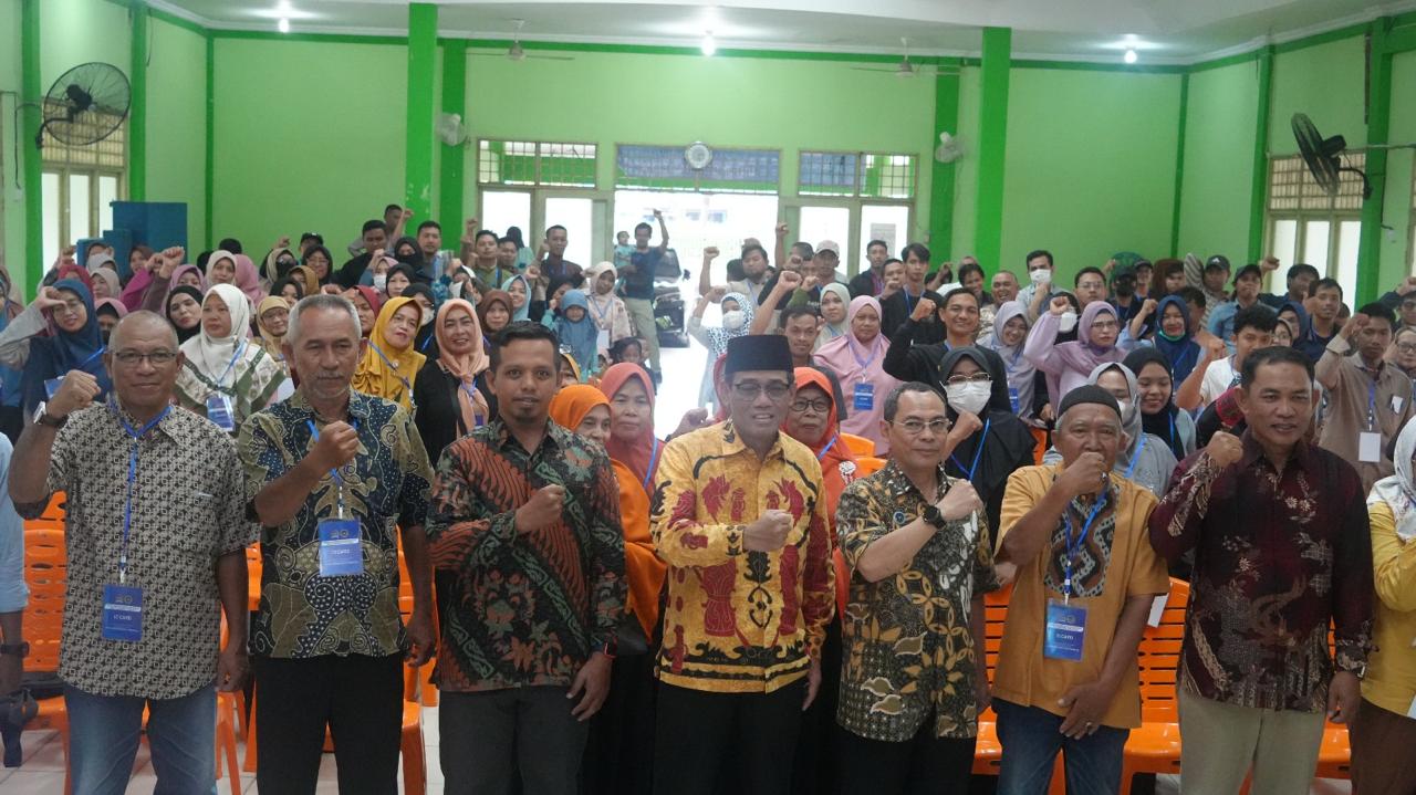 MBG: Para peserta sosialisasi program Makan Bergizi Gratis (MBG), Minggu (10/3).