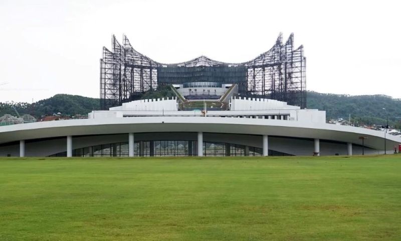 Istana negara Ibu Kota Nusantara (IKN).