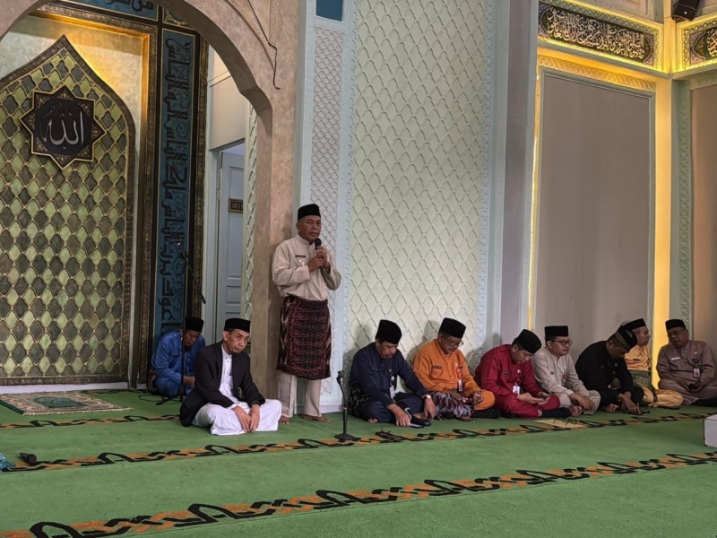 Suasana tausiyah ramadan di lingkungan ASN Pemkab Mempawah.