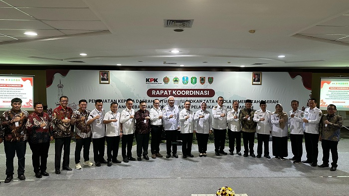 PROKOPIM RAKOR: Suasana rapat koordinasi penguatan kepala daerah yang berlangsung di Yogyakarta.