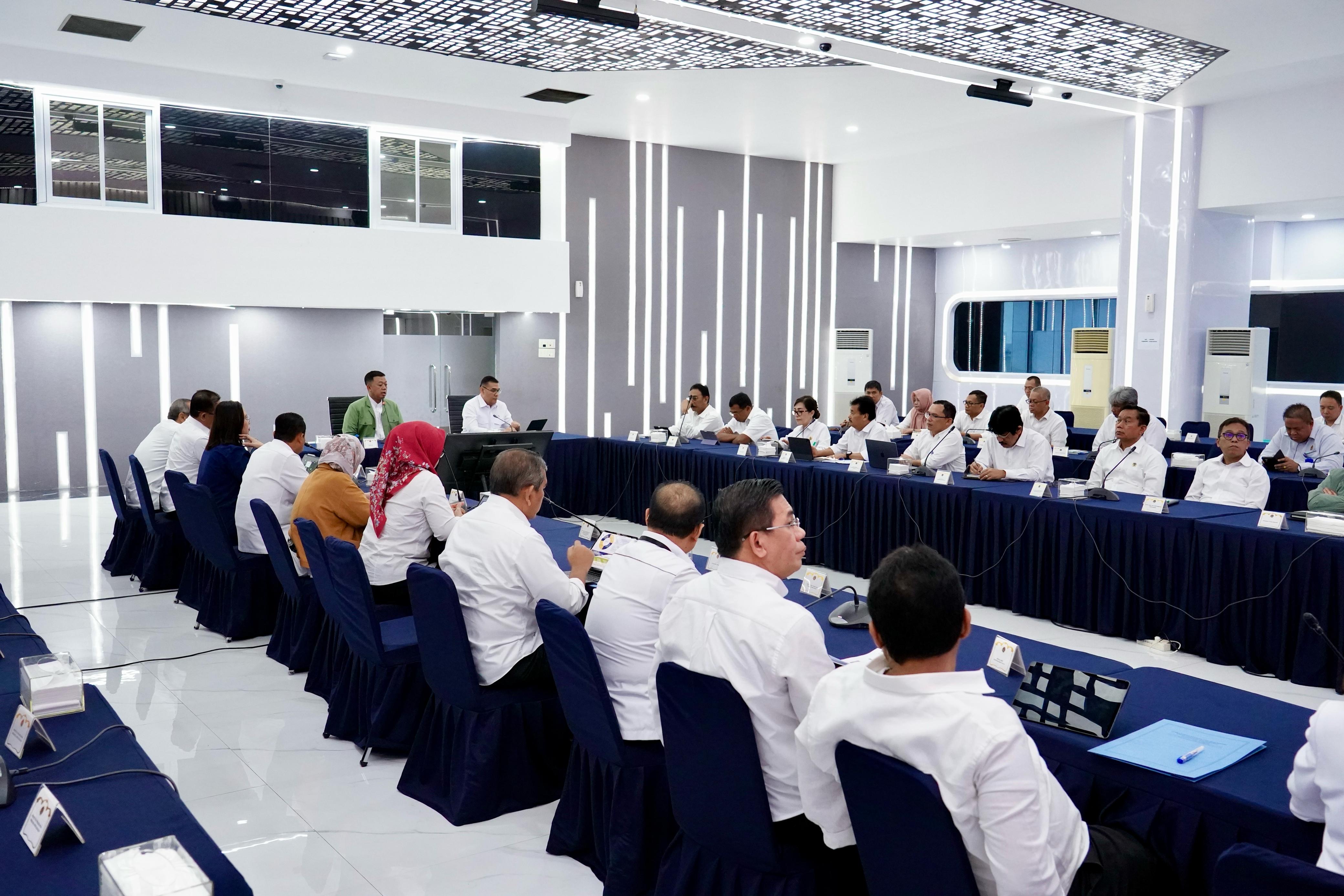 Rapat Pimpinan (Rapim) yang berlangsung di Aula Prona Kementerian ATR/BPN, Jakarta, pada Rabu (19/03/2025).