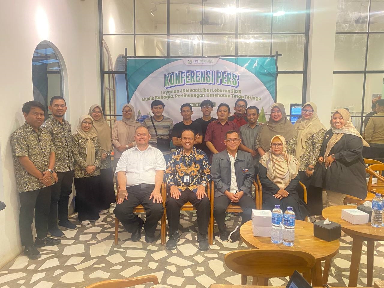 KONPERS: Kantor Cabang BPJS Kesehatan Singkawang menggelar konferensi pers terkait layanan JKN selama libur lebaran.