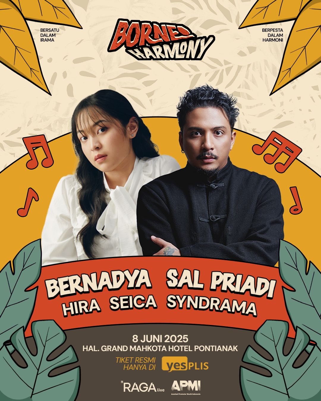 Poster Borneo Harmony 2025.