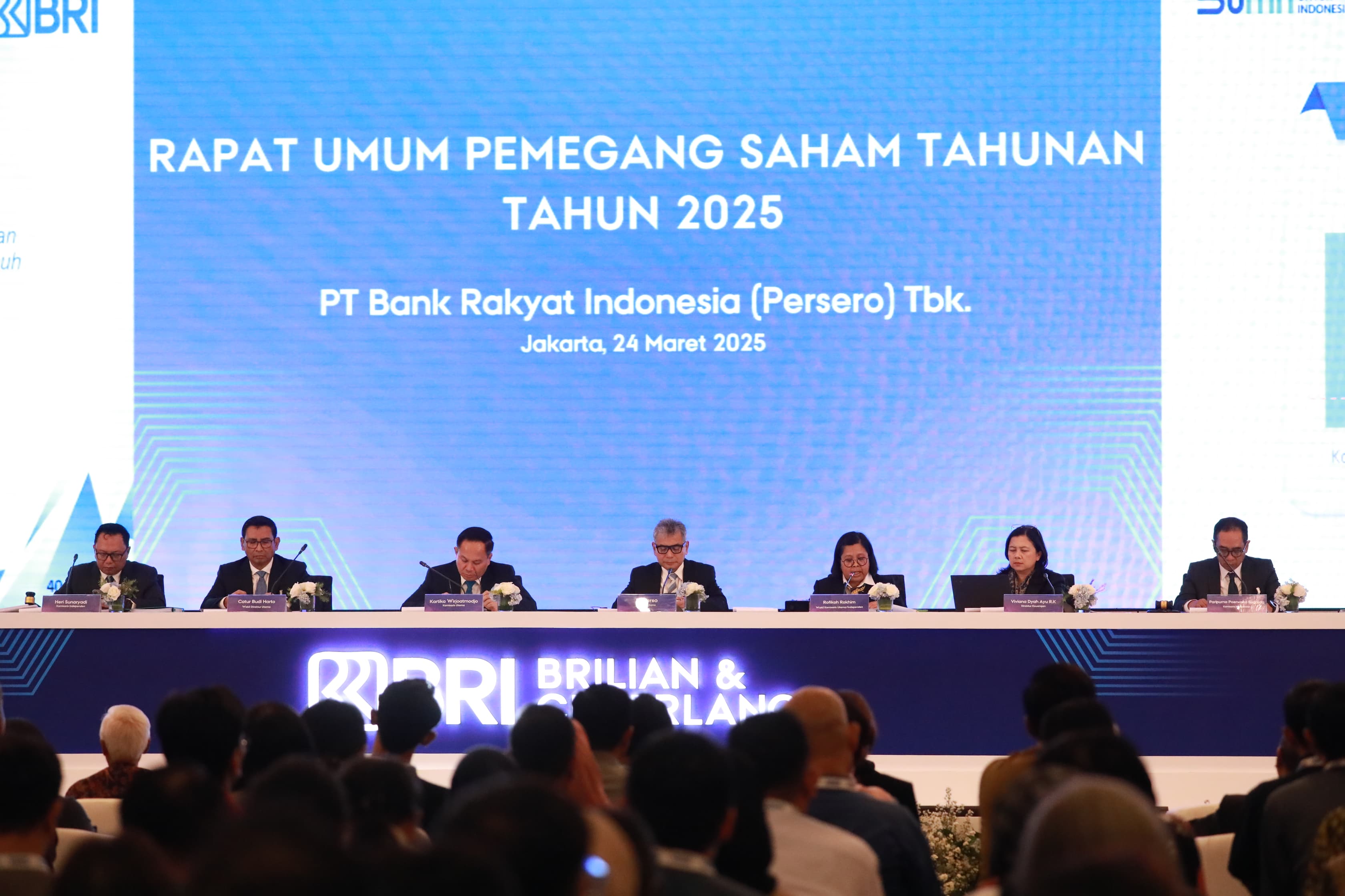 RUPST BRI 2025 pada Senin (24/3/2025).