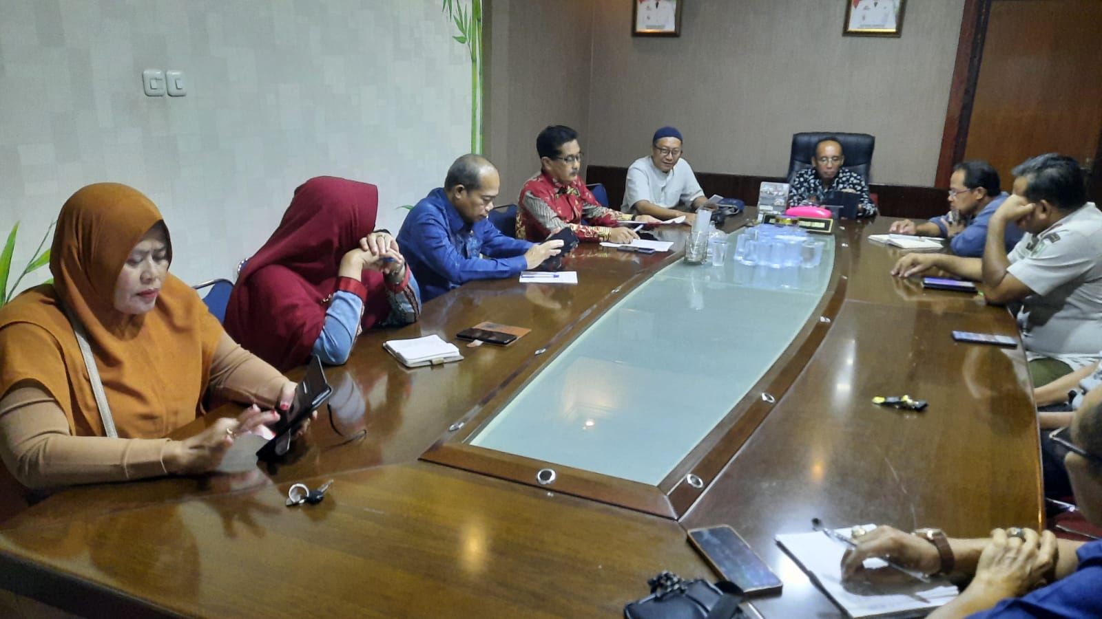 RAKOR: Rapat koordinasi Pawai Obor yang akan dilangsungkan pada malam takbir menyambut Idulfitri 1446 Hijriah.