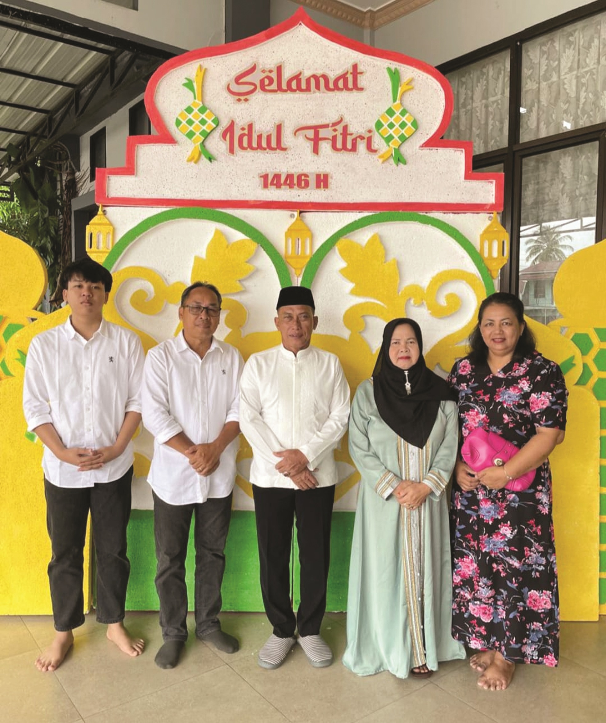 LAPAS : Suasana besukan di Lapas Kelas IIB Sintang saat momen Idulfitri. (ISTIMEWA)