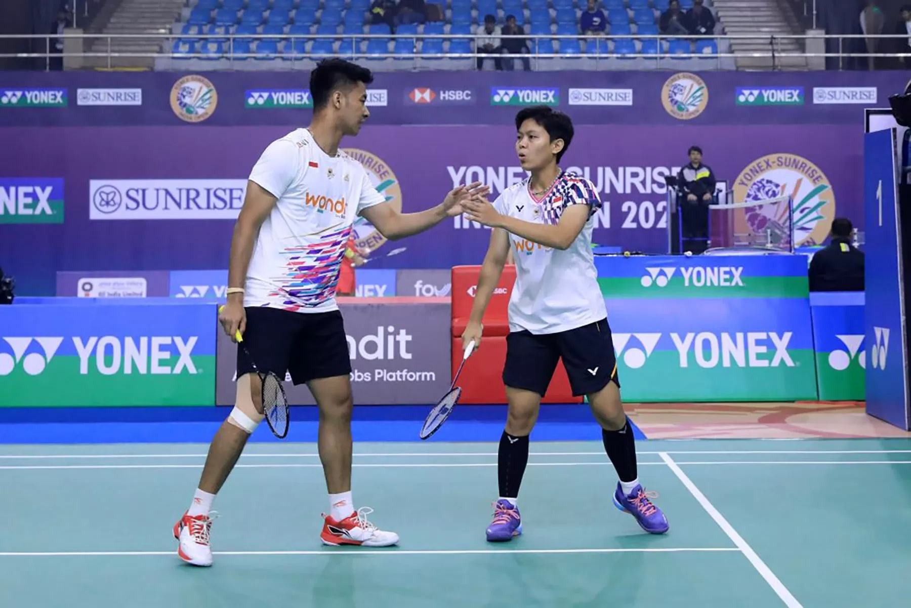 Pasangan Dejan Ferdinansyah/Siti Fadia Silva Ramadhanti harus bertemu unggulan kedua asal Tiongkok Feng Yan Zhe/Huang Dong Ping di BAC 2025, Tiongkok.
