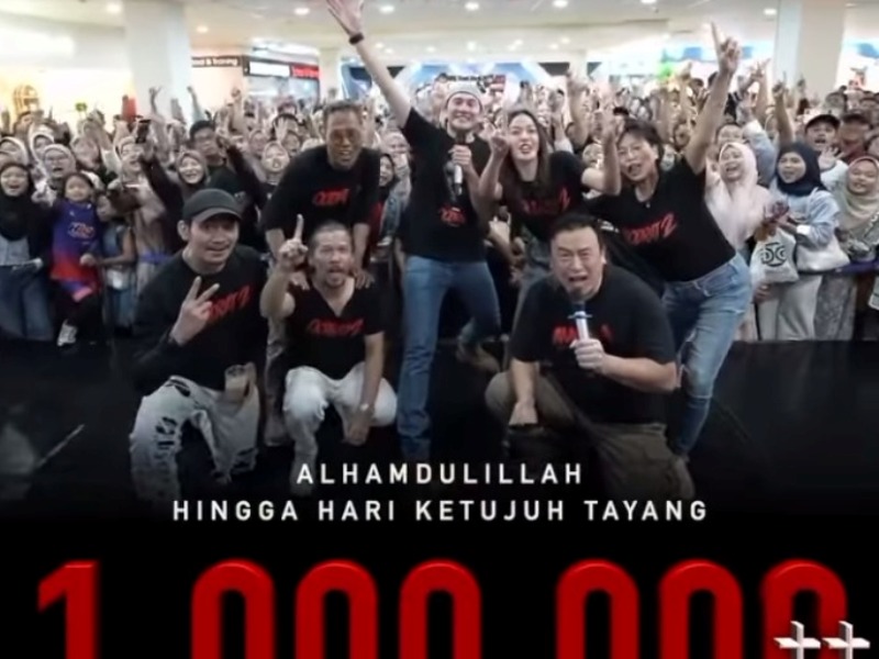 Film Qodrat 2 resmi menembus 1 juta penonton pada hari ketujuh penayangan.