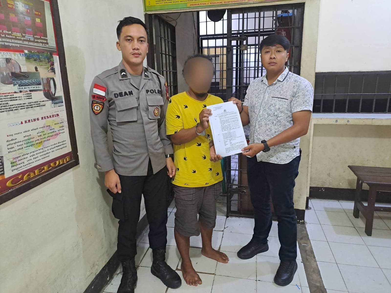 DIRINGKUS: Pelaku persetubuhan anak berhasil diringkus oleh Polres Bengkayang, pelaku merupakan ayah kandung korban.