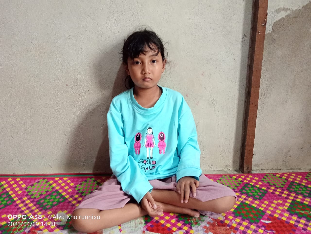 OPERASI: Alya, murid kelas III SD ini mesti jalani operasi kedua untuk pengobatan jantungnya.