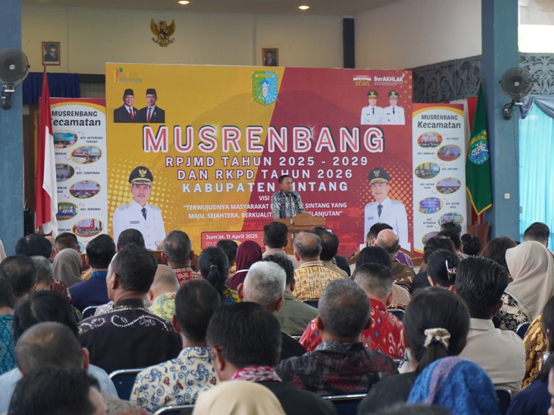 Suasana Musrenbang RPJMD 2025 - 2029 di Kabupaten Sintang.&nbsp;