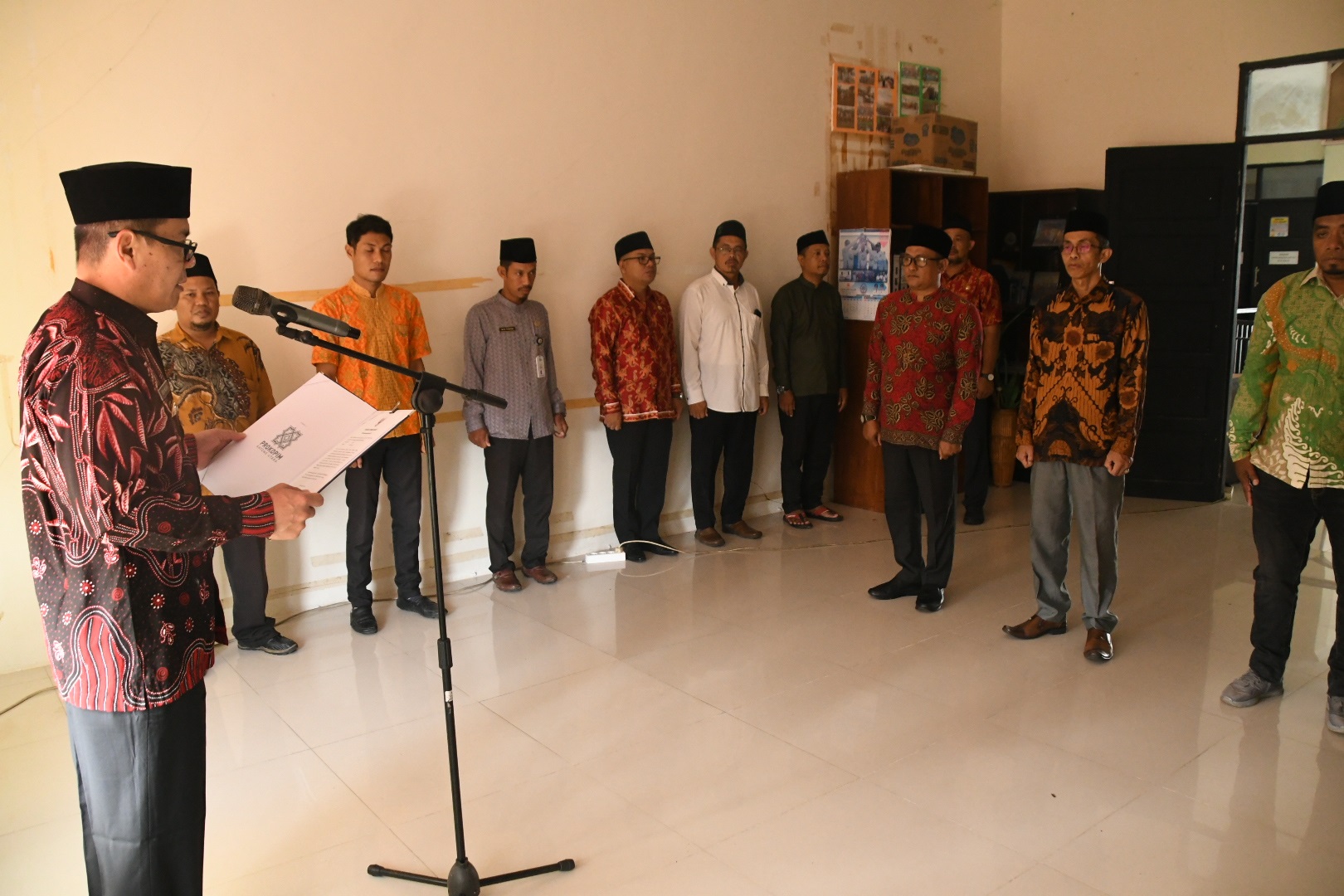 KUKUHKAN: Pengukuhan Kepengurusan Lembaga Pengembangan Tilawatil Qur&rsquo;an (LPTQ) Kabupaten Kayong Utara Periode 2024&ndash;2029.