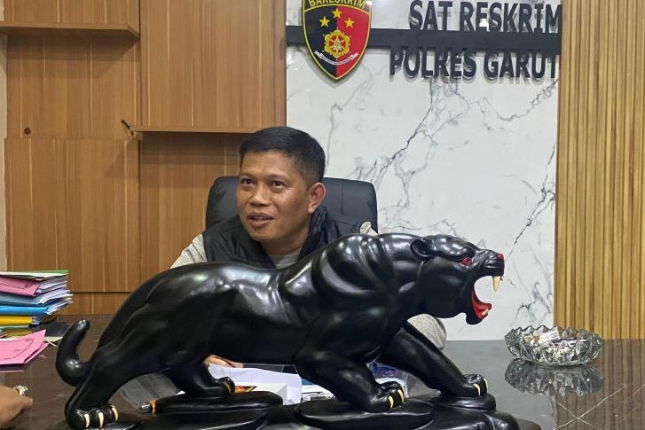 Kepala Satuan Reserse Kriminal Polres Garut AKP Joko Prihatin. ANTARA/Feri Purnama.