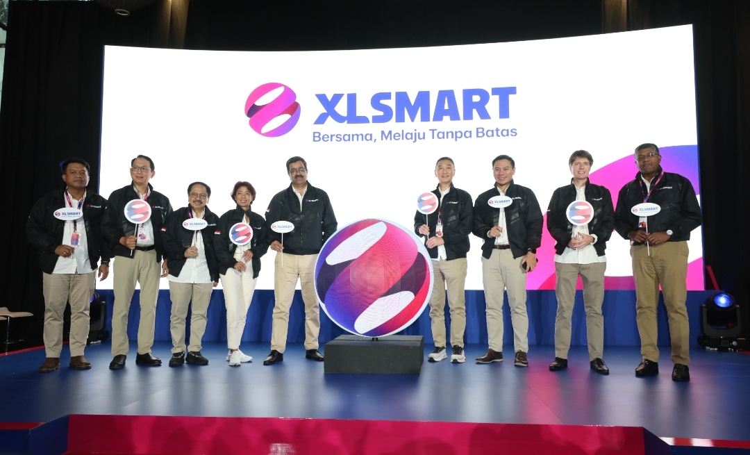 Peluncuran resmi XLSMART, hasil merger XL Axiata dan Smartfren.