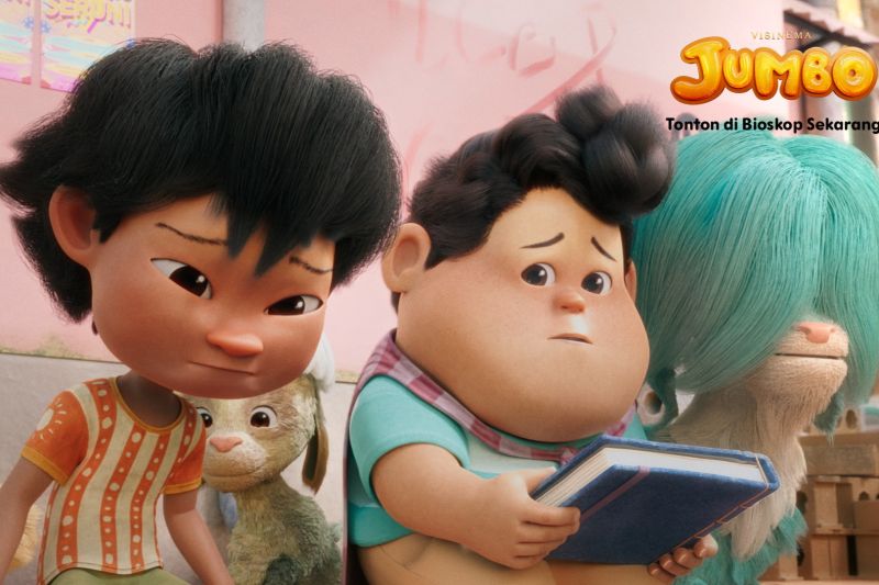 ADEGAN: Cuplikan adegan film animasi "Jumbo". Film karya sutradara Ryan Adriandhy itu telah disaksikan lebih dari 4 juta penonton dan akan diputar di 17 negara di Asia dan Eropa. (ANTARA/HO-Jumbo)