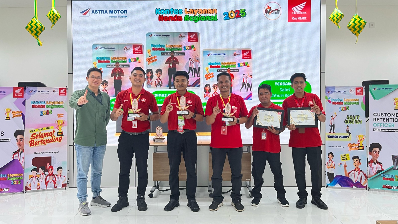 Juara Kontes Layanan Honda Regional (KLHR) 2025.