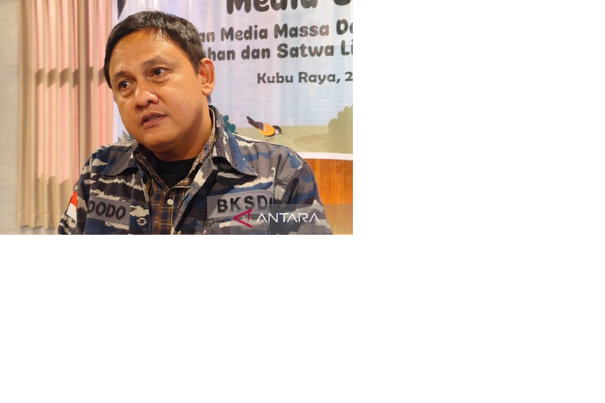 Kepala Balai Konservasi Sumber Daya Alam (BKSDA) Kalbar RM Wiwied Widodo. ANTARA/Dedi/aa.