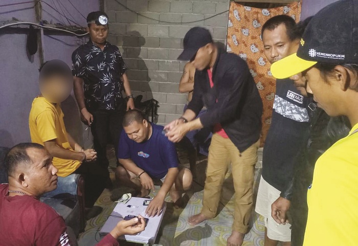 TANGKAP : Penangkapan pengedar sabu di Meliau.