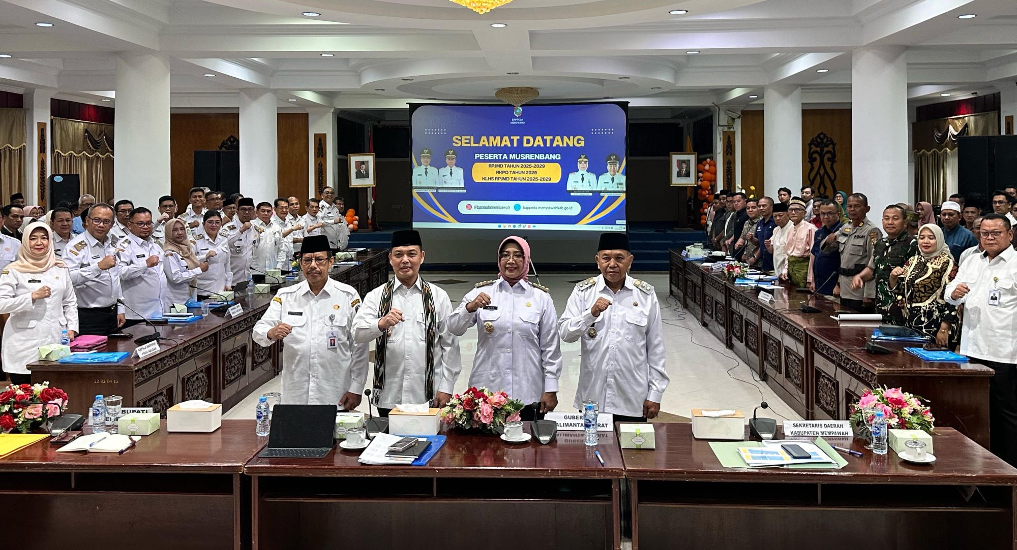 MUSRENBANG: Peserta musrenbang tingkat Kabupaten Mempawah.