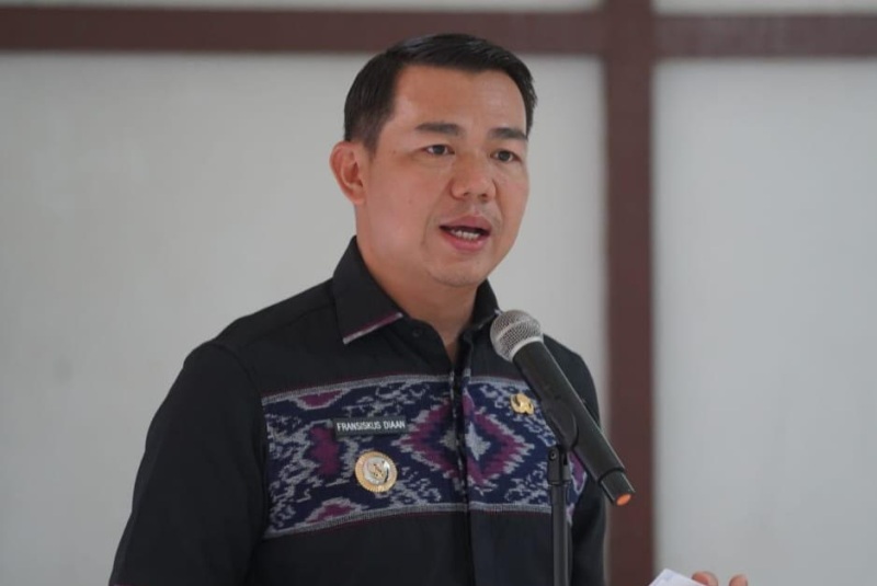 Bupati Kapuas Hulu Fransiskus Diaan.