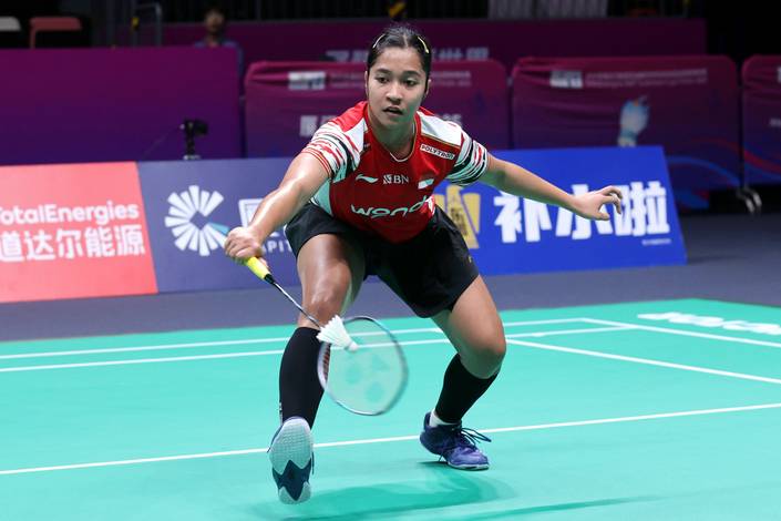 Atlet badminton tunggal putri Indonesia Ester Nurumi Tri Wardoyo.