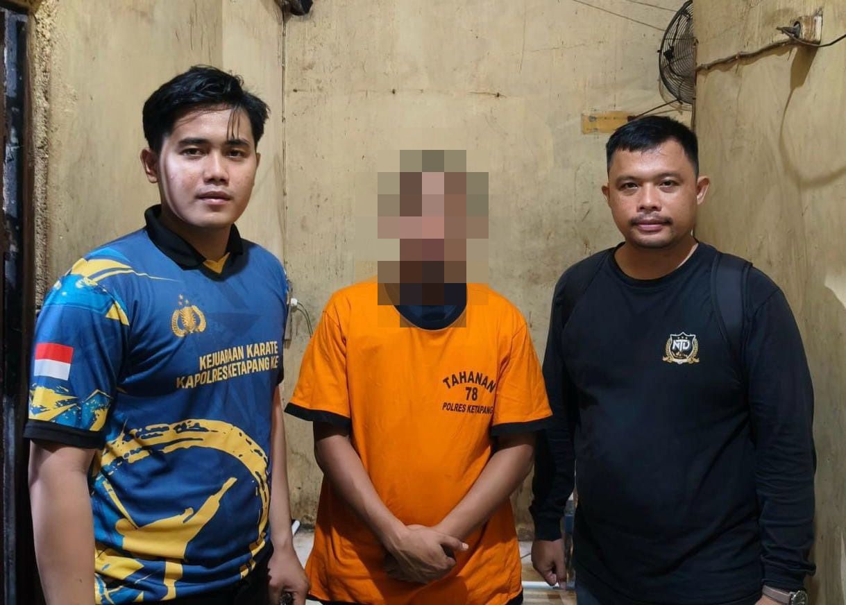 TANGKAP : Pelaku penggelapan uang perusahaan ditangkap di Sampang, Jawa Timur.