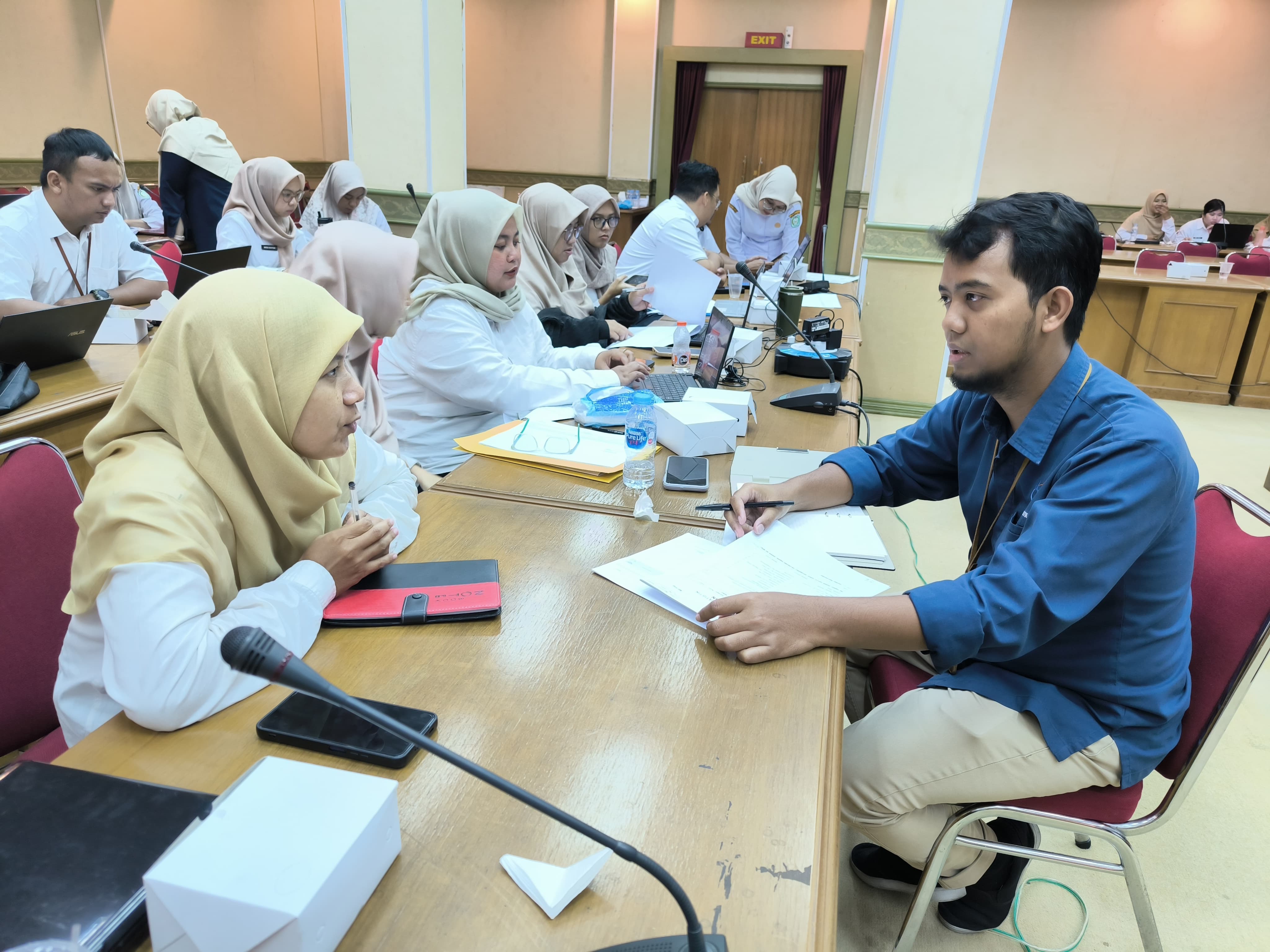 BIMTEK: Suasana Bimbingan Teknis Penyusunan Metadata Statistik Sektoral Tahun 2025.