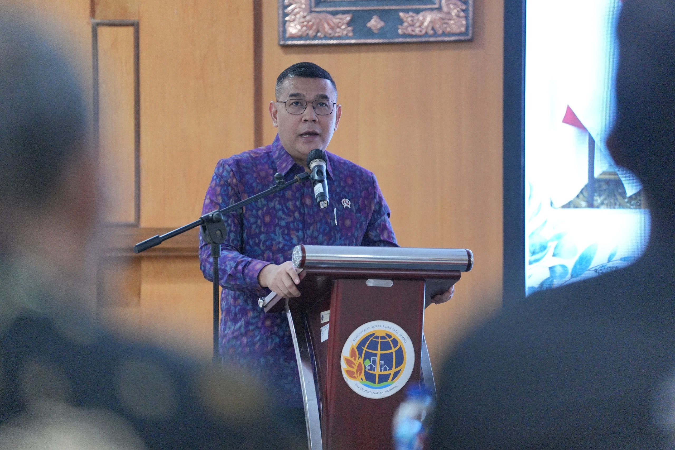 Wakil Menteri Agraria dan Tata Ruang/Wakil Kepala Badan Pertanahan Nasional (Wamen ATR/Waka BPN), Ossy Dermawan.