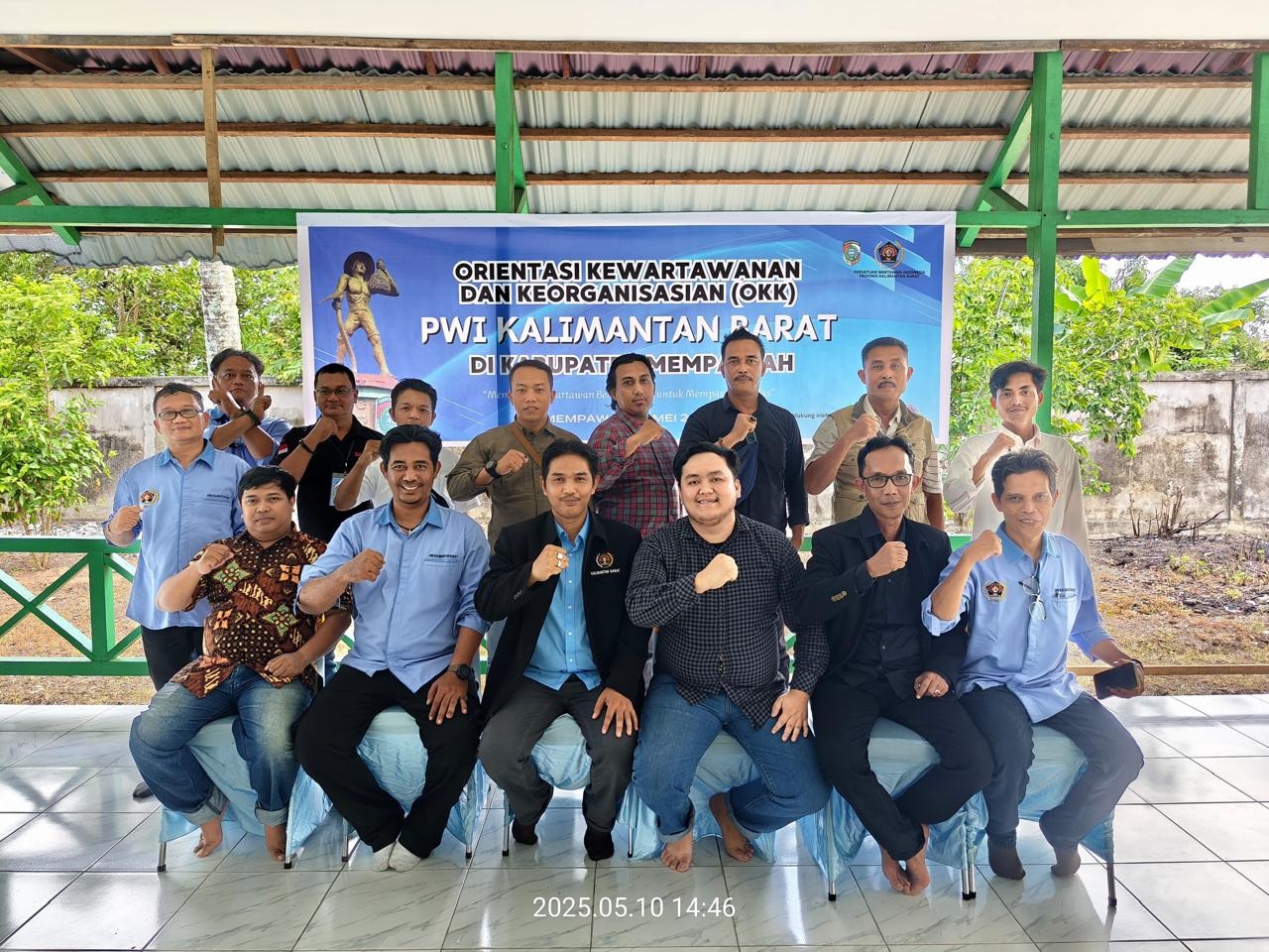 PWI: Kegiatan OKK PWI Kalbar di Rumah Dinas Wakil Bupati Mempawah.