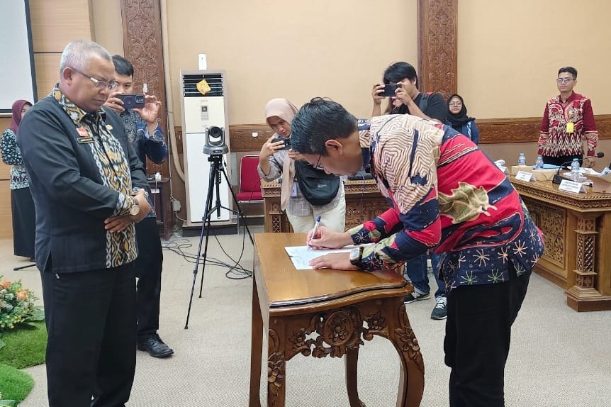 Kantor Pertanahan Sanggau telah melaksanakan penataan aset melalui redistribusi tanah.