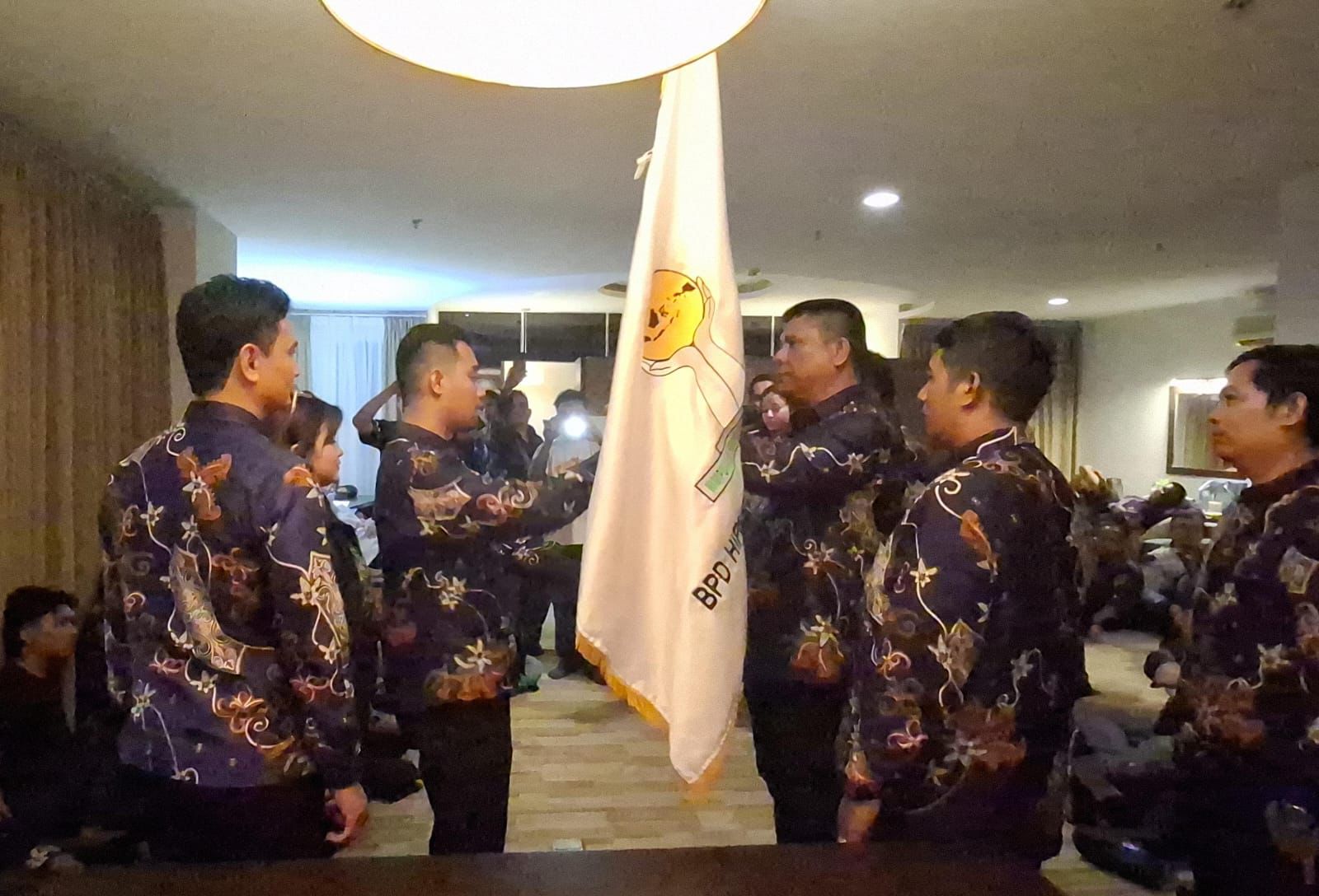 PELANTIKAN: Ridho Adyt Setiawan ditetapkan sebagai Ketua Umum BPD HIPMI Kalbar 2025&ndash;2028 dalam Musda ke XVI.