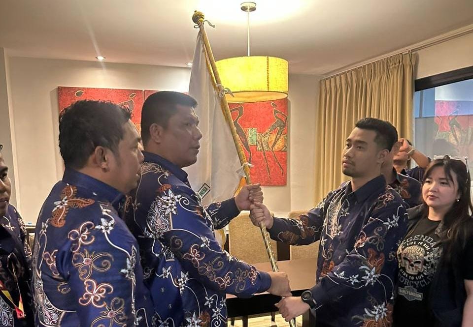 Musda HIPMI Kalbar digelar di dalam kamar Hotel Aston Pontianak.