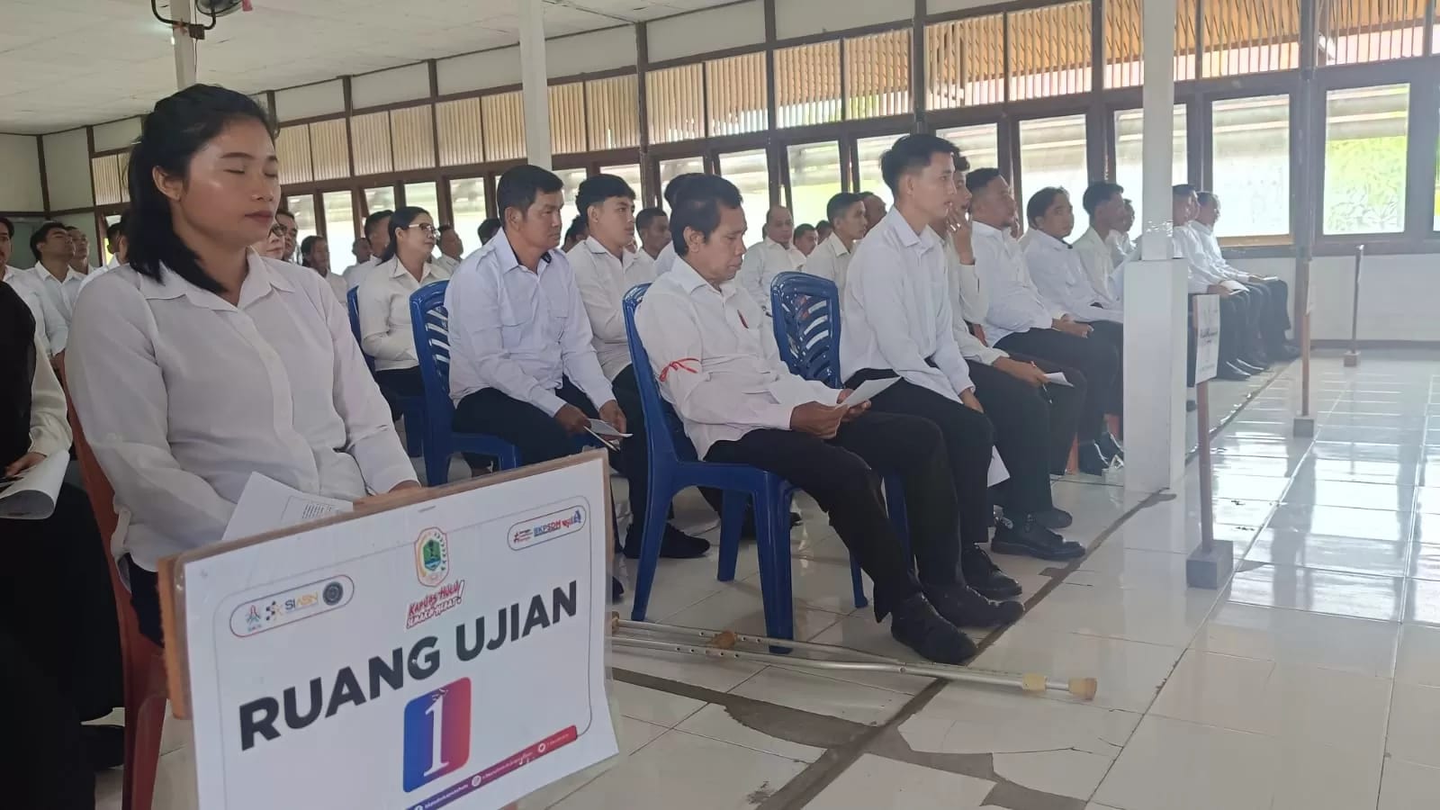 ABDI NEGARA: Calon PPPK Kapuas Hulu saat mengikuti tes tahap II formasi 2024.