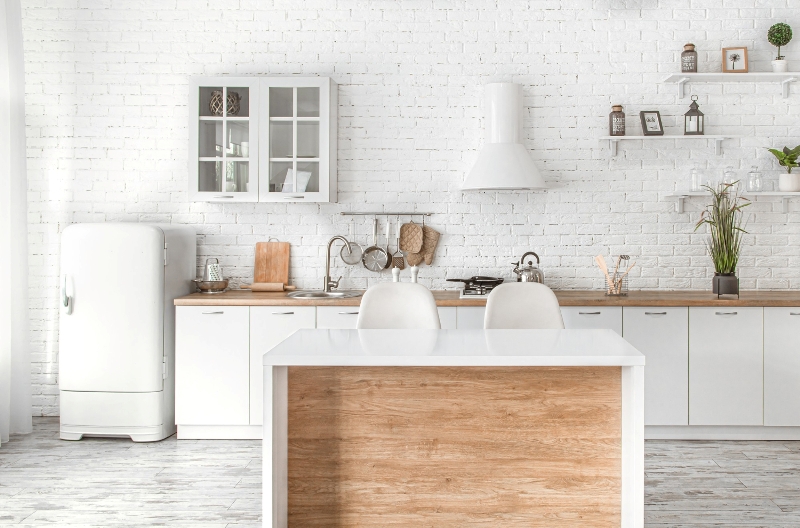 Ilustrasi menata dapur minimalis.