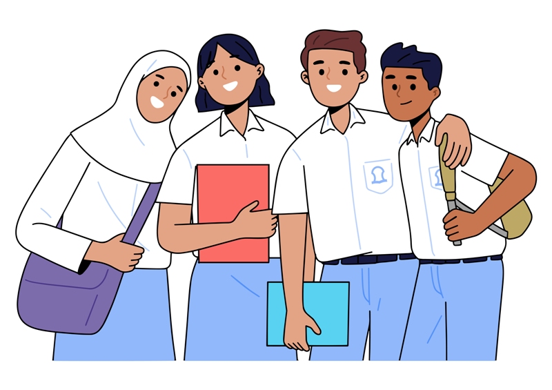 Ilustrasi siswa.