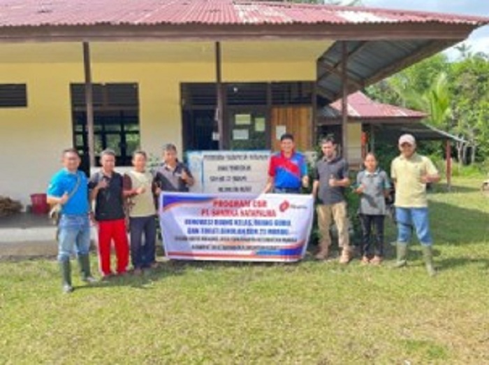 Dukung kesehatan balita! PT SNP dan PT BAL hadir untuk cegah stunting di Marau dengan Program Makan Tambahan.