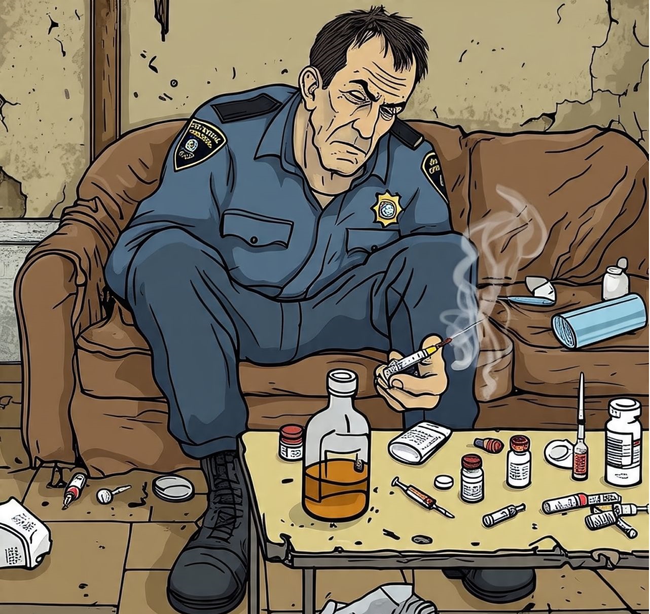 ILUSTRASI : Keterlibatan oknum polisi dalam kasus narkoba tidak hanya mencoreng institusi.