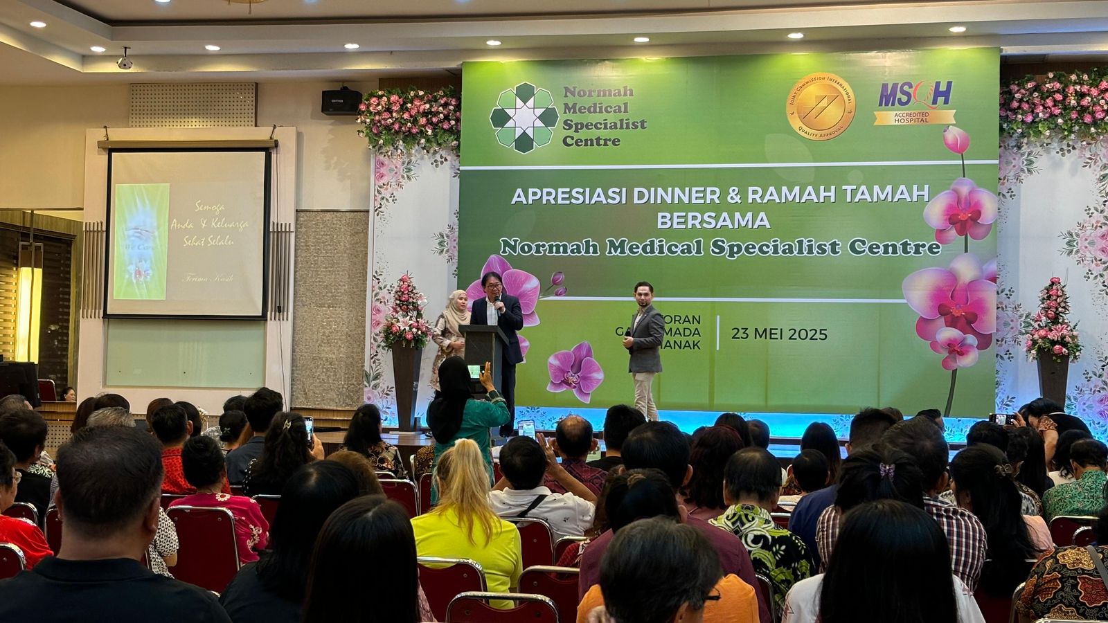 Normah Medical Specialist Centre menggelar malam apresiasi dan ramah tamah dengan pasien di Pontianak.