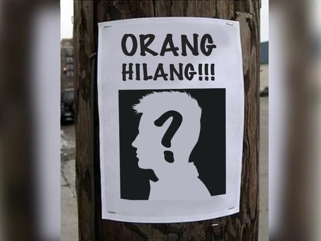 Ilustrasi orang hilang
