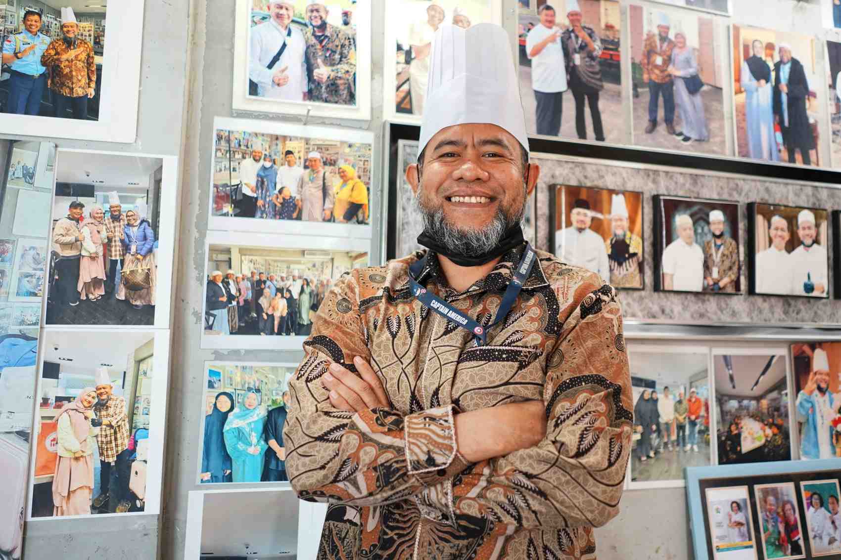 SUKSES: Abah Umar yang kini sukses menjalani bisnis restoran.