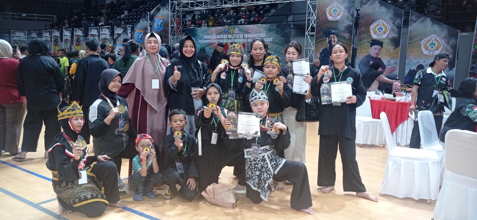 PRESTASI: Atlet IPSI Bengkayang harumkan nama daerah di Kejuaraan Piala Pangdam II.
