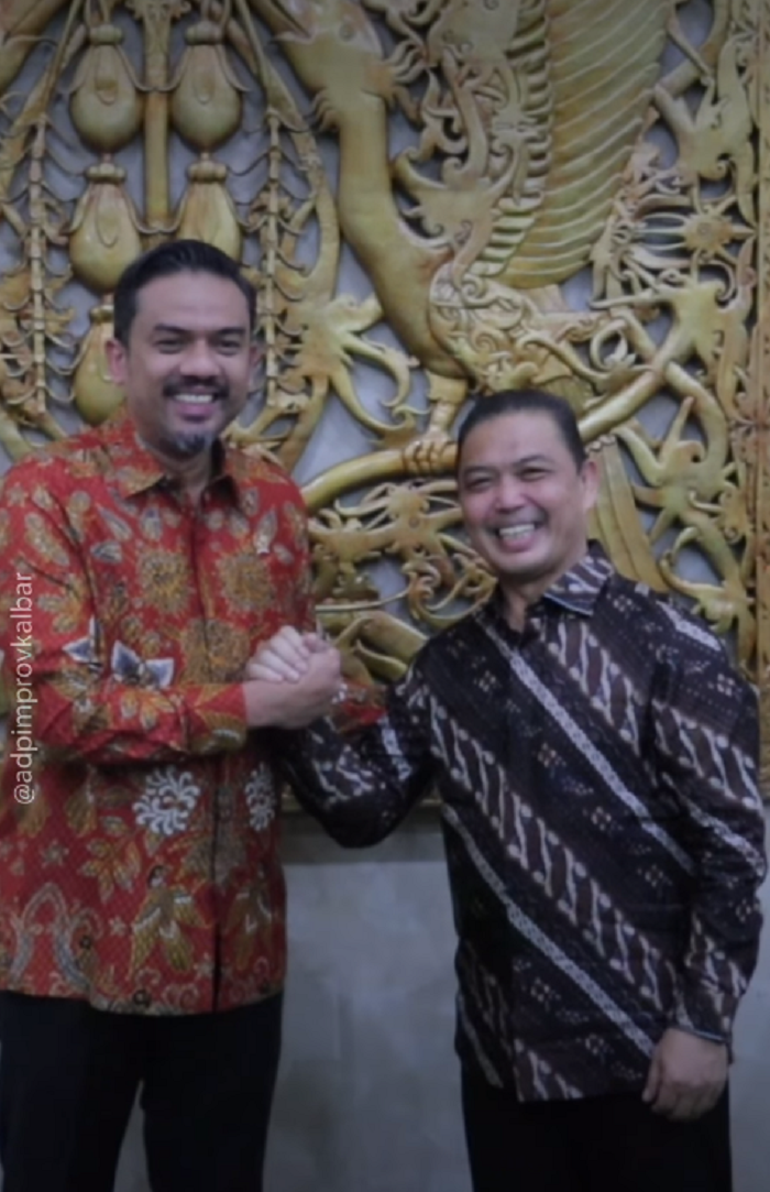 RAMAH TAMAH: Menteri UMKM RI Maman Abdurahman melakukan kunjungan dan ramah tamah bersama Gubernur Kalbar, Minggu malam.