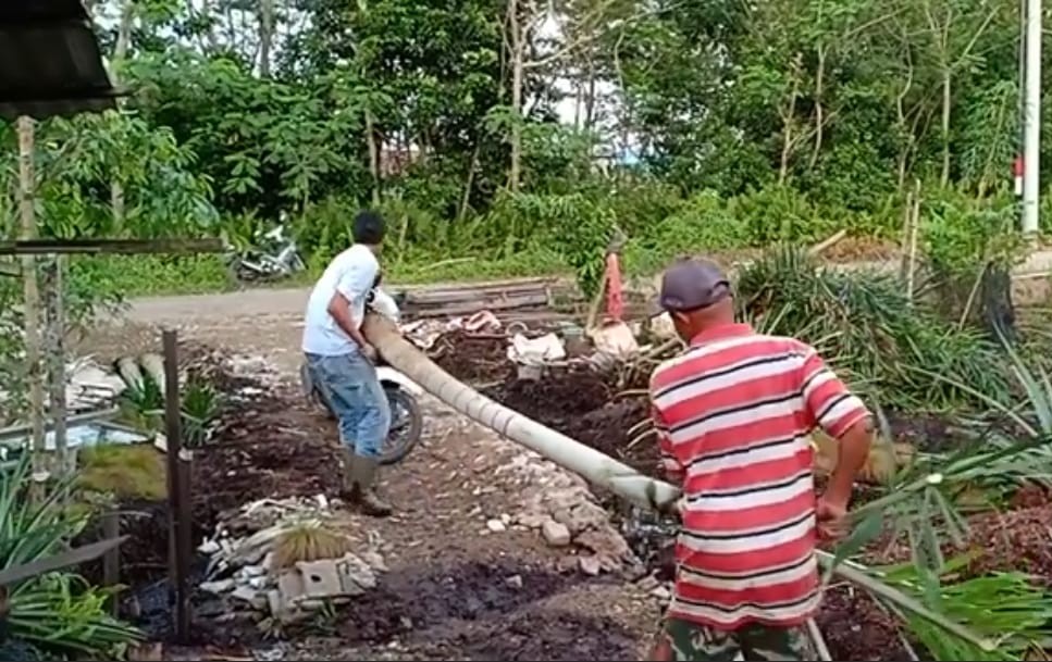 Latar belakang Jalan PT Teja yang sudah dibangun sejak 2016.