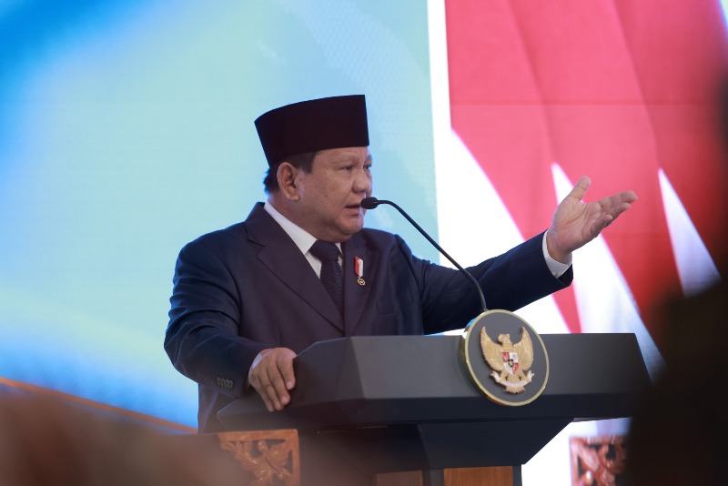 Presiden Republik Indonesia Prabowo Subianto.