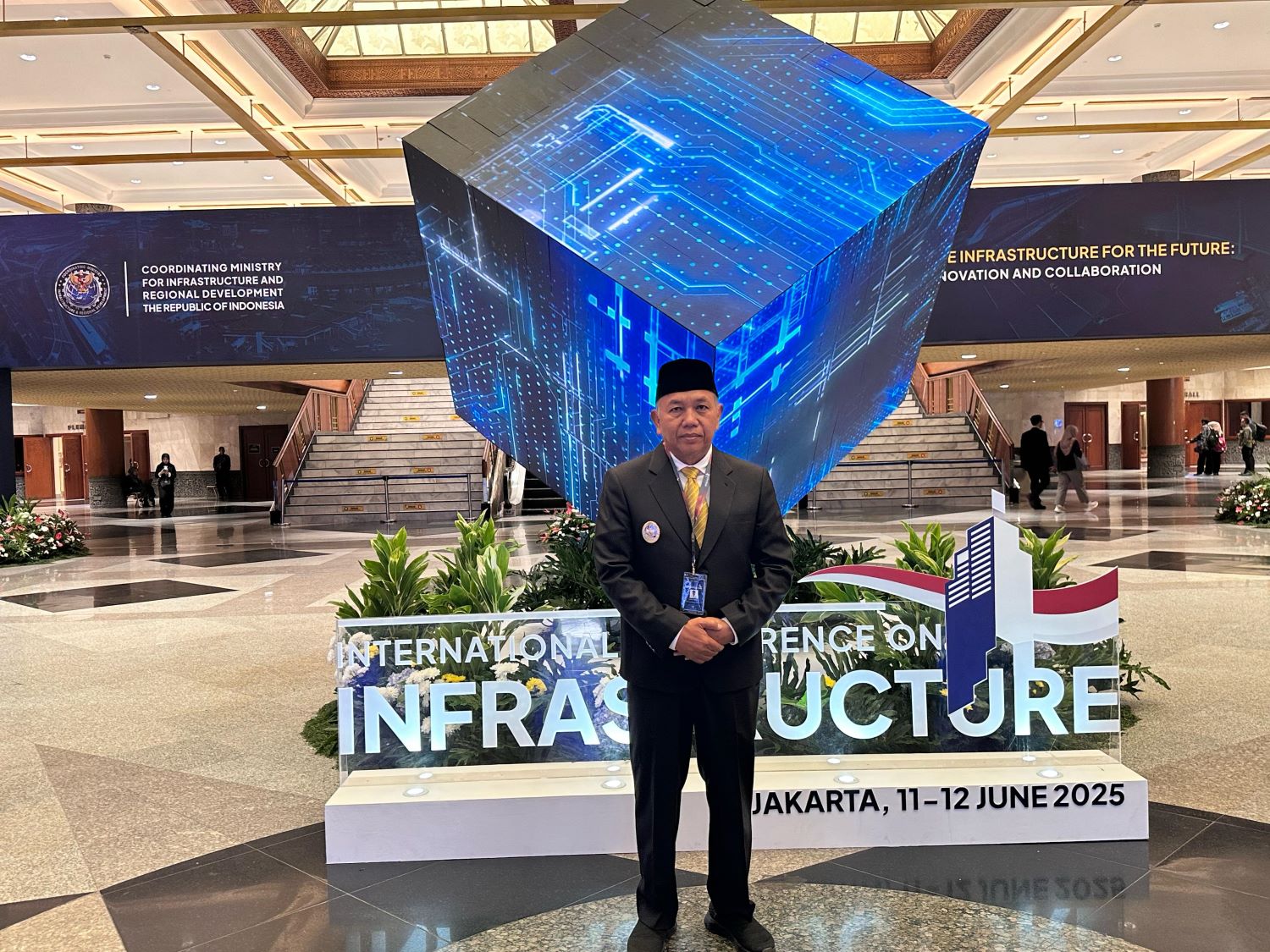 ICI 2025: Wabup Juli Suryadi saat menghadiri penutupan ICI 2025 di Jakarta.