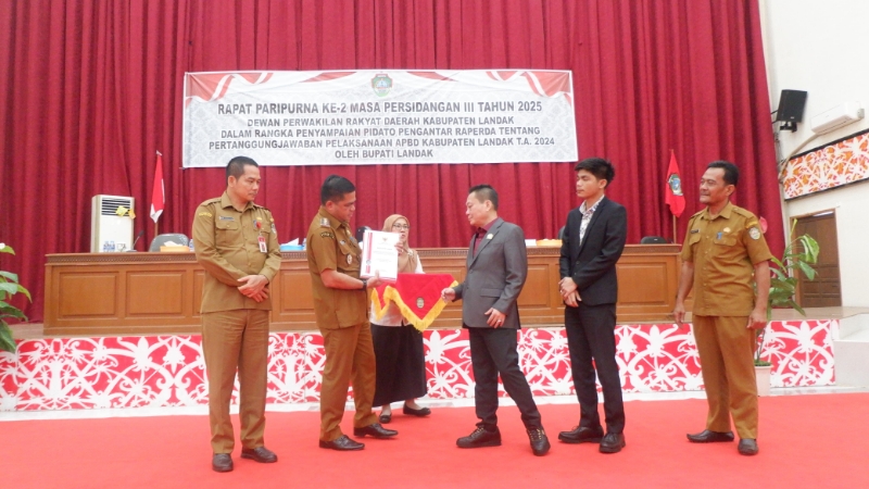 Hasil audit atas laporan keuangan Pemerintah Kabupaten Landak tahun 2024, diperoleh opini Wajar Tanpa Pengecualian (WTP).