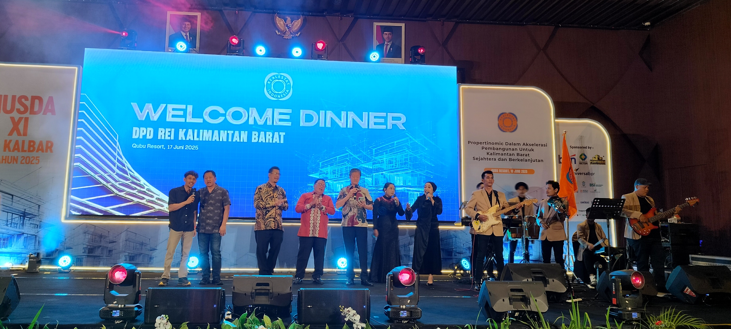 Suasana Gala Dinner Musda REI Kalbar di Qubu Resort, Selasa (17/6).