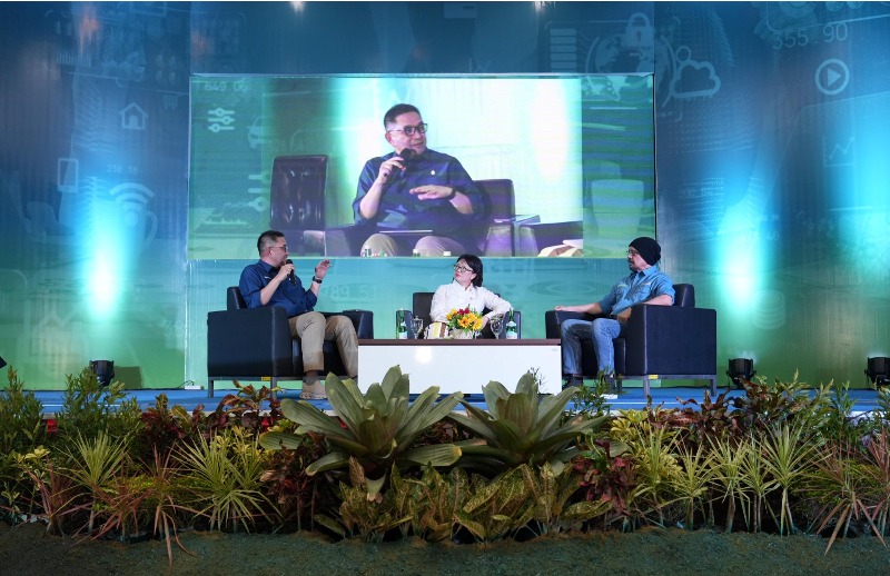 Kegiatan talkshow bertajuk &ldquo;Next Gen Leaders: Shaping a Brighter Tomorrow&rdquo; yang digelar di Universitas Mulawarman, Samarinda, Senin (17/6).