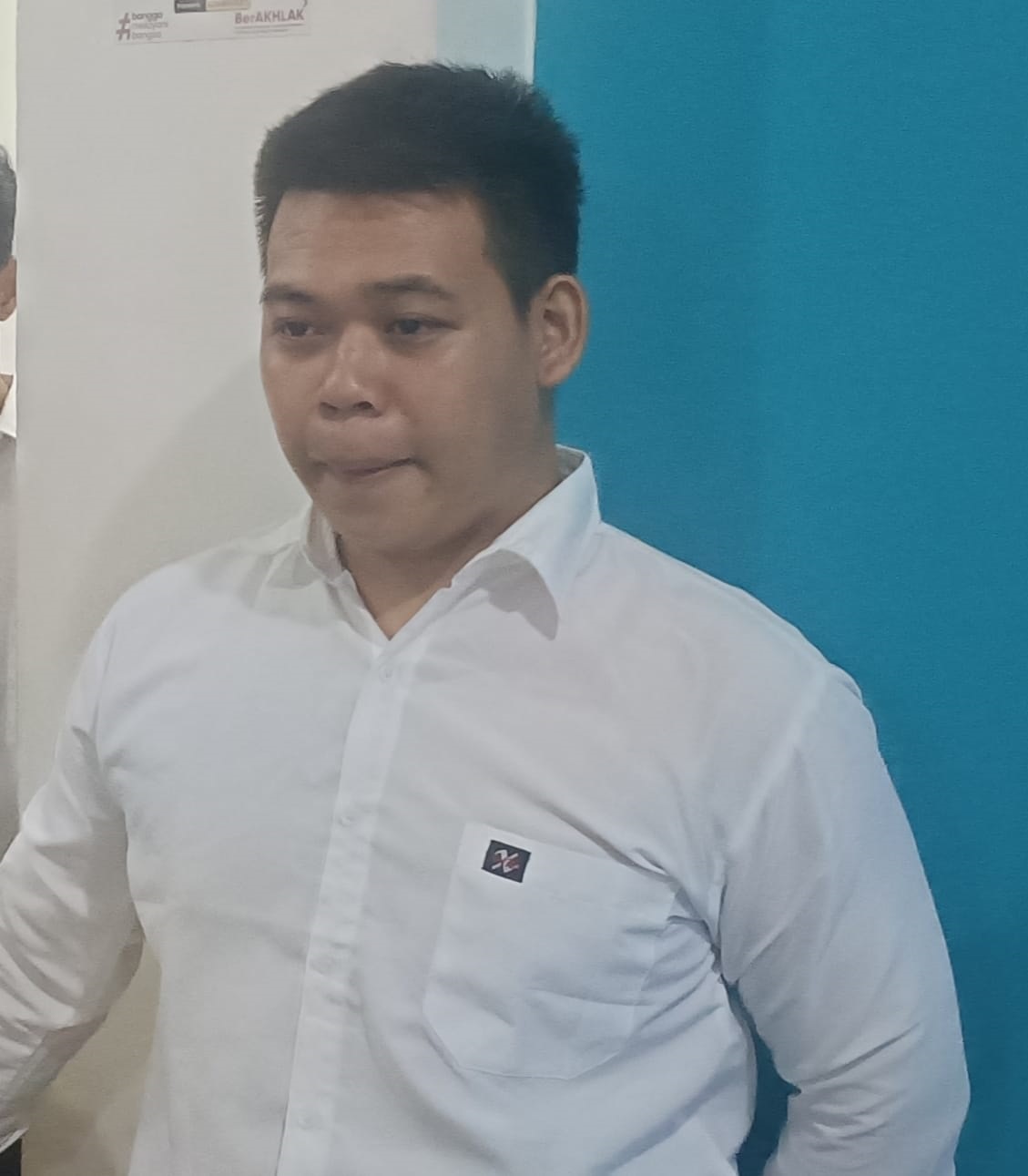 KASUS: Sadam terdakwa kasus perdagangan orang.